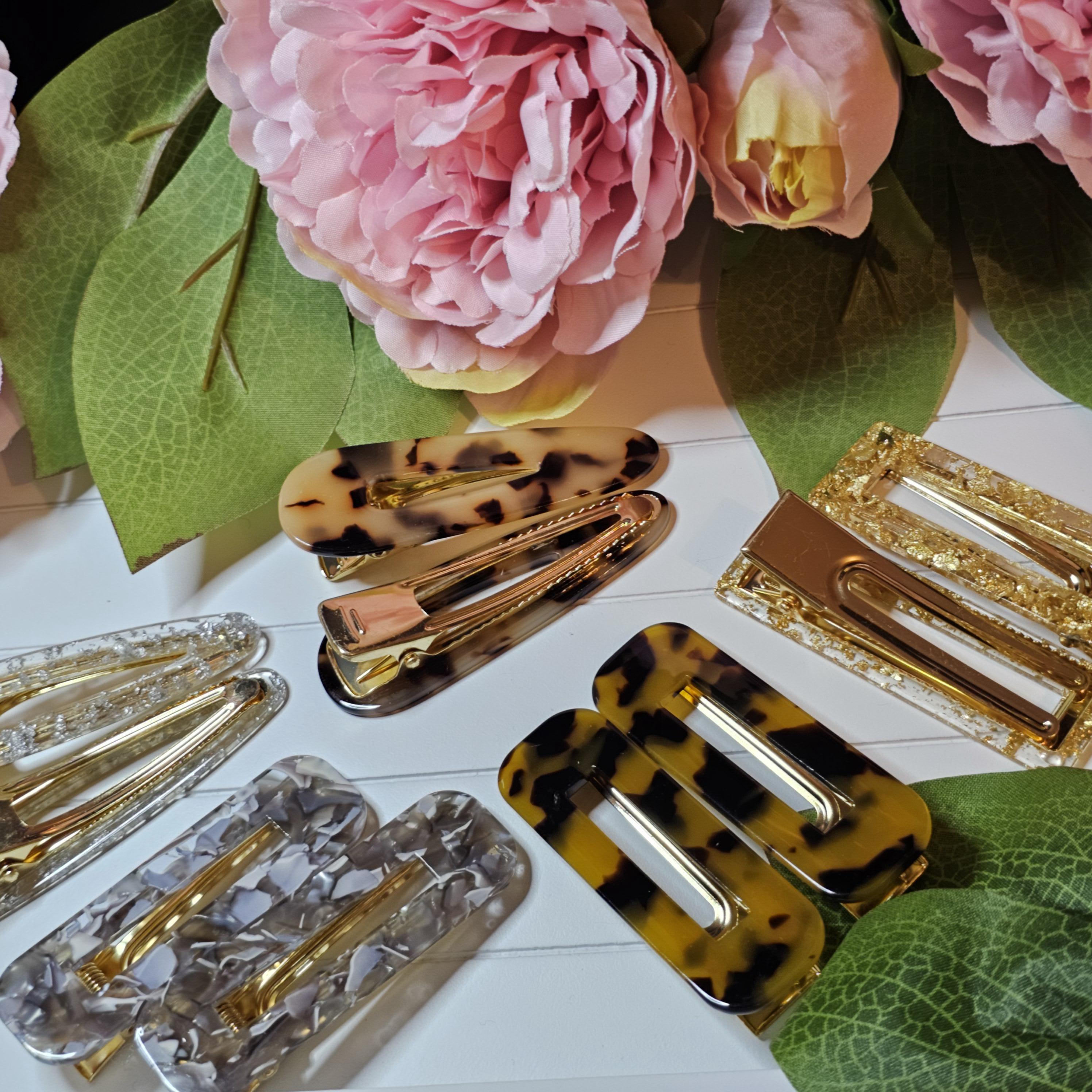 Tortoise shell hair clip - Etsy 日本