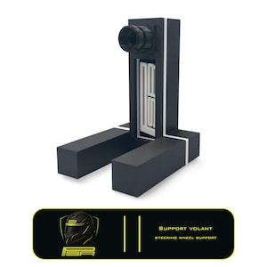 Simracing Wheel Stand | 300 mm Wheel Stand | Fanatec QR1 & QR2, MOZA, Simagic, Simucube, Logitech, Thrustmaster | Organized Setup