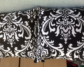 Traditions Black and White Damask Pillow 16 x 16 inserts included