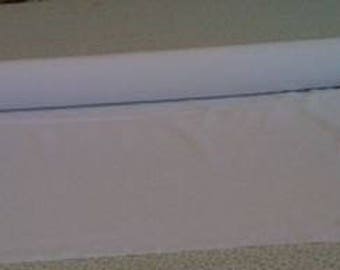 White Custom Made Aisle Runner 75  feet Fabric 48 inches wide