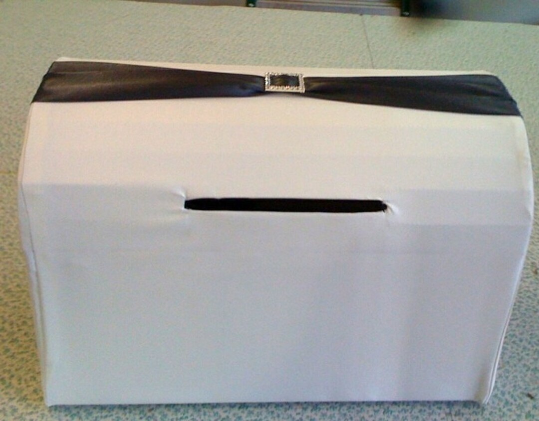 Custom Made Wedding Card Holder Money Tree Ivory With Charcoal Etsy