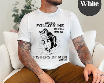 Fishers Of Men Shirts,Daddy And Me Matching Shirts,Mens Christian Apparel,Kids Faith Shirt,Christian Toddler Shirt,Dad And Son Shirts