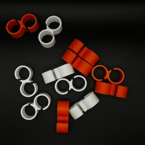 Ensemble de clips pour câbles (5/10 pièces) – Impression 3D en PLA | Organisateur de câbles de charge | Support de câbles minimaliste | Système d'organisation