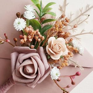 corsage to match rose gold dress All About Prom Corsages
