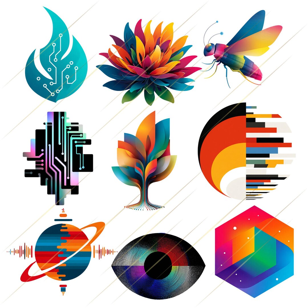 Matrix Stickers, Transparent - Etsy