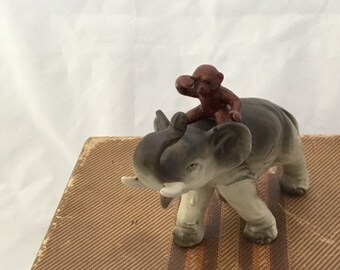 Elephant and Monkey