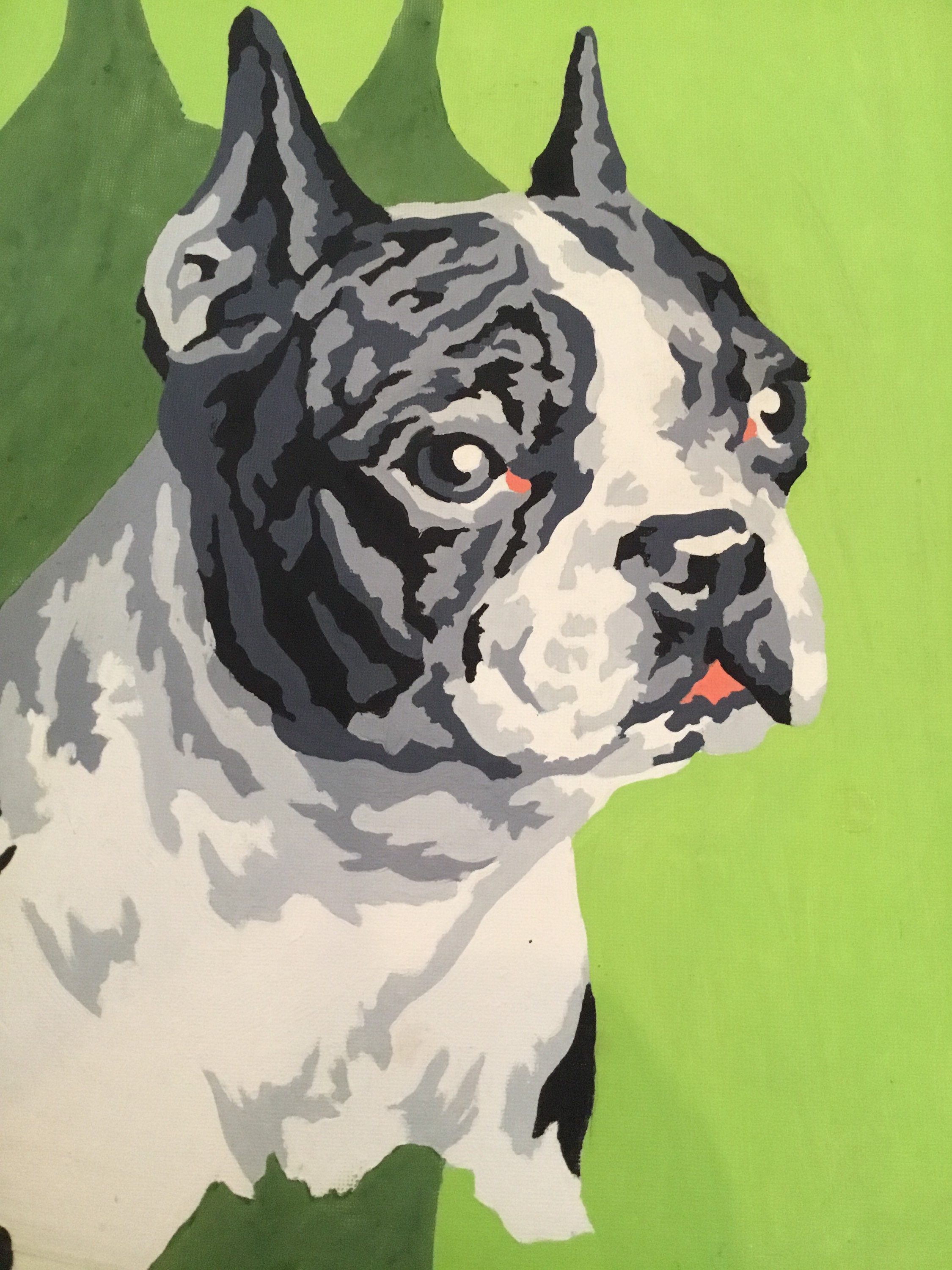 Vintage Paint By Number Boxer Dogs Paintings Etsy