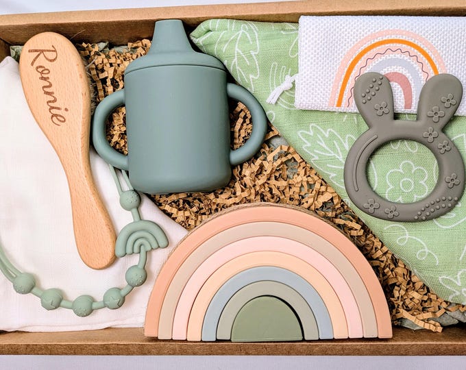 Green Rainbow Gender Neutral Box