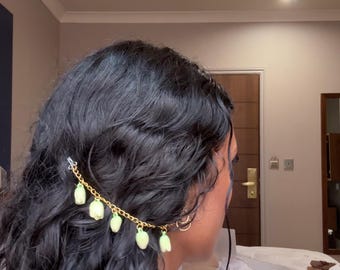 Jasmine Earring to Hair Chains | Handmade South Asian Floral Jewellery
