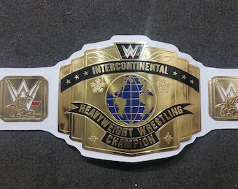Réplique de la ceinture Intercontinental Heavyweight Championship Wrestling Championship 2 mm, taille adulte