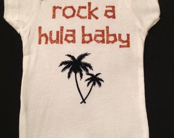 Elvis Rock a Hula baby onesie