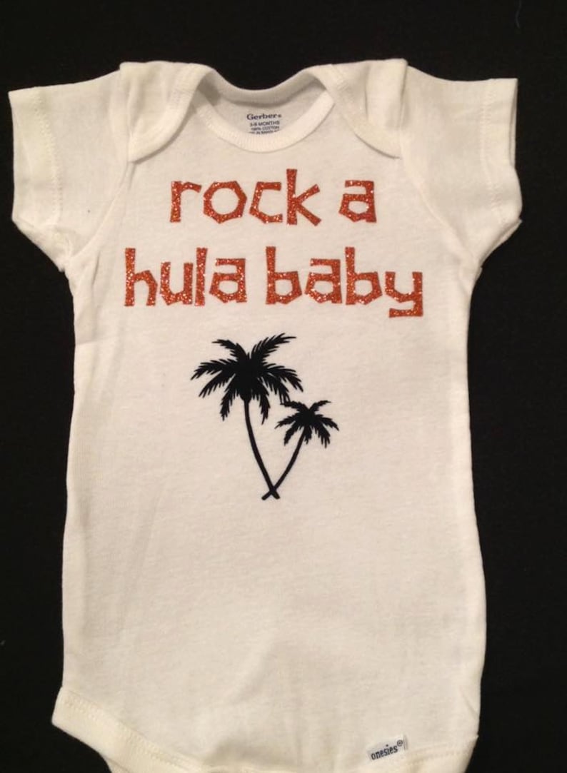 Elvis Rock a Hula baby onesie image 1