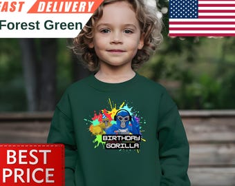 Gorilla Tag Hoodie Youth Monkey Tag Sweatshirt Kids Birthday Gift