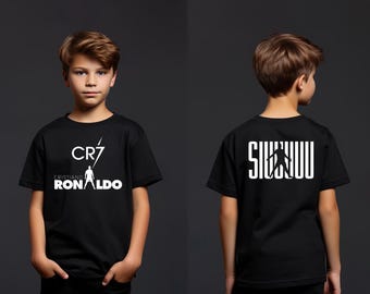 Kids Ronaldo Soccer T-Shirt: CR7 Football Fan Apparel