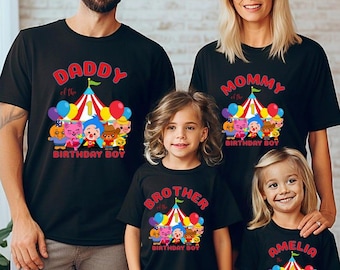 Custom Plim Plim Birthday Family Matching T-Shirts