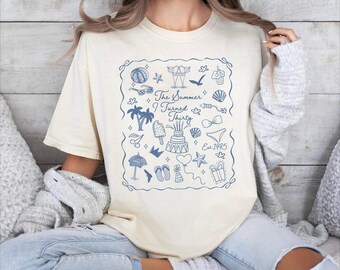 The Summer I Turned Thirty Shirt, 30th Birthday Beach Tee