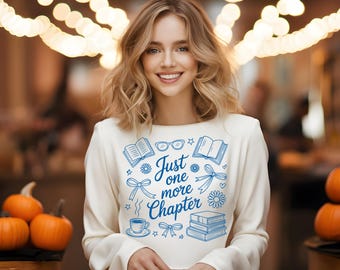 Book Lover Sweatshirt: Bookish Crewneck Reading Sweater