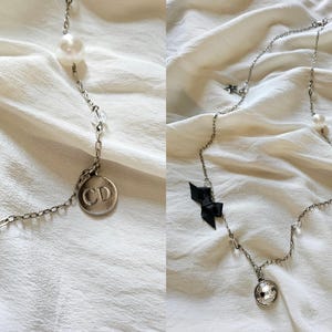 Vintage 2010s Christian Dior Beauty • Charms Choker Long Necklace
