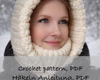 PDF Crochet Pattern Polo Hood/Balaclava, Us-term. PDF Häkelanleitung Polohube/Balaklava, German. PDF Virkmönster Polohuva/Balaklava, Svenska