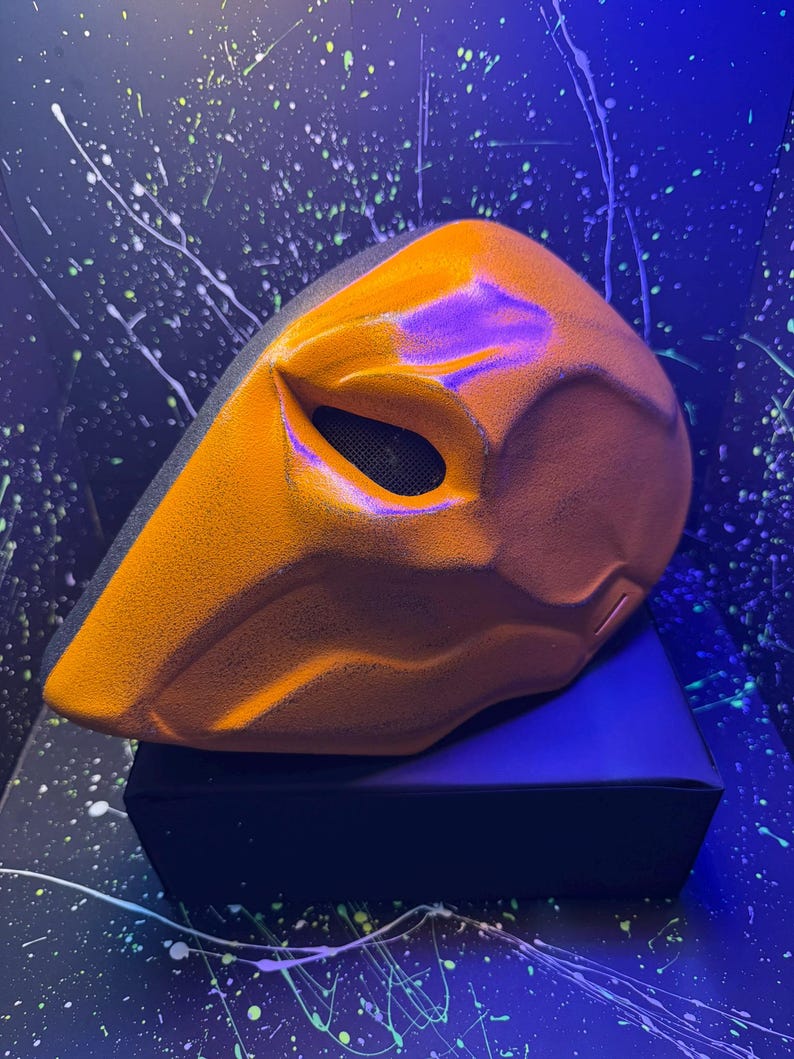Hand-painted 3d-printed Deathstroke Mask: DC Comics Cosplay - Etsy