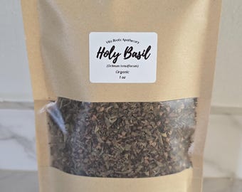 Organic Holy Basil (Tulsi) Loose Leaf Herb, Tea Blend