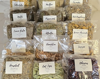 Organic Dried Herbs: Loose Leaf Tea, Herbal Apothecary