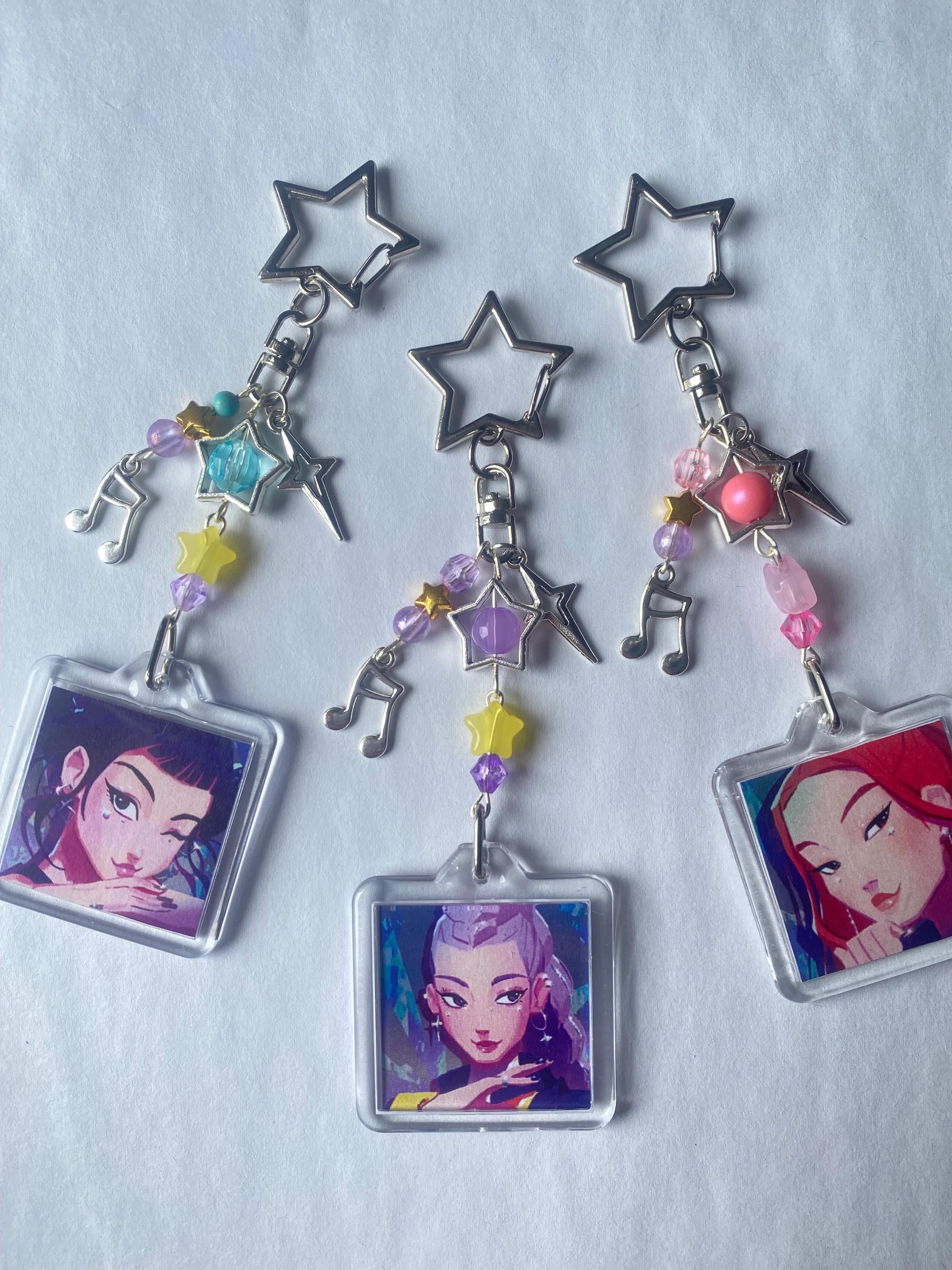 Huntrix Photo Keychains | Kpop Demon Hunter Inspired Keychains - Etsy