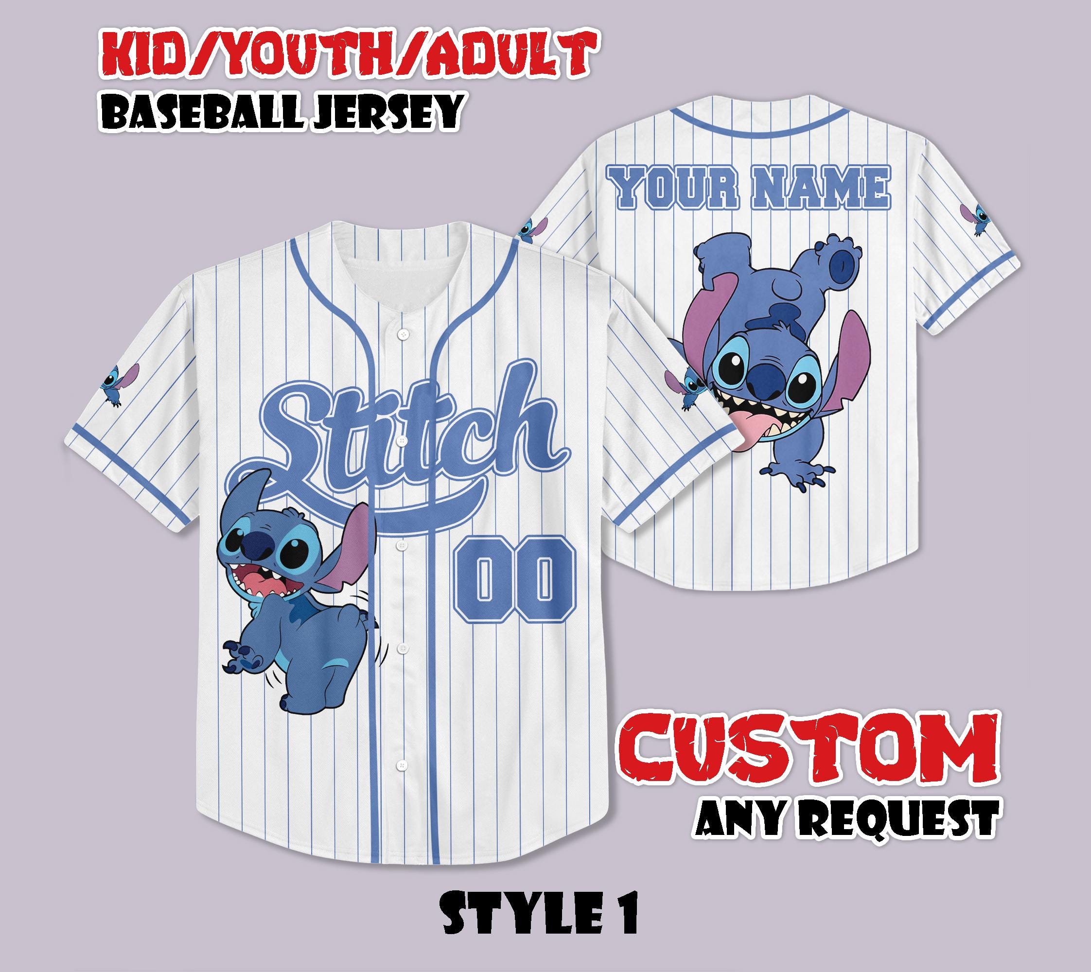 Lilo and stitch baseball jersey - Etsy 日本