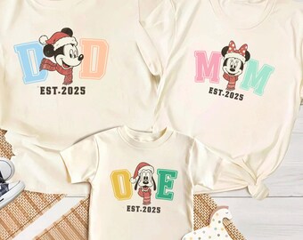 Camiseta personalizada de Disney para toda la familia, camiseta de Mickey Mouse