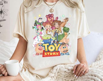 Camiseta Disney Pixar Toy Story Comfort Colors, camisa a juego