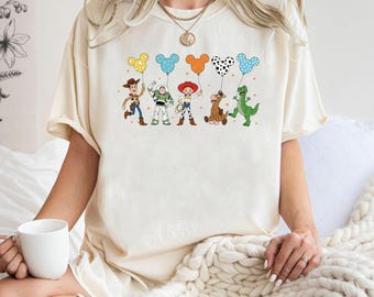 Maglietta Disney Toy Story Comfort Colors, maglietta con personaggi Pixar