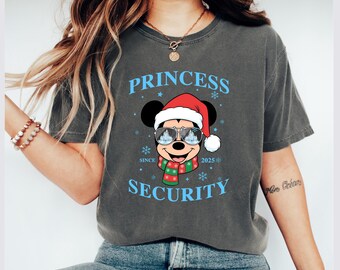 Princess Security Mickey Mouse Shirt, Disney Family Vacation Tee