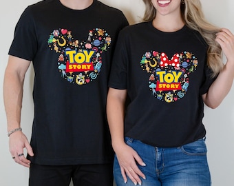ディズニー トイストーリー ミッキーマウス シャツ、お揃いのファミリーバケーションTシャツ