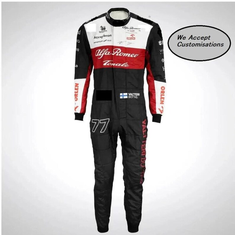 Formula One Customized Formula 1 Racing Costume | Handmade Custom F1 Suit With Personalized ...