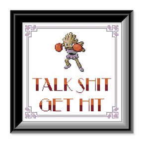 Hitmonlee & Hitmonchan Easy Pokemon Cross Stitch Pattern -  Israel