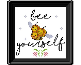 Bee Yourself - コンビーポケモンクロスステッチパターン