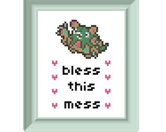 この混乱を祝福してください - ガルバドールポケモンクロスステッチパターン