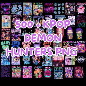 500+ Kpop Demon Hunter Png Bundle, Saja Boy Png, Huntrix Png, Girl Dinner Png, Cat And Bird Png, Saja Girls Bands Png, Mira, Rumi, Joey,Baby