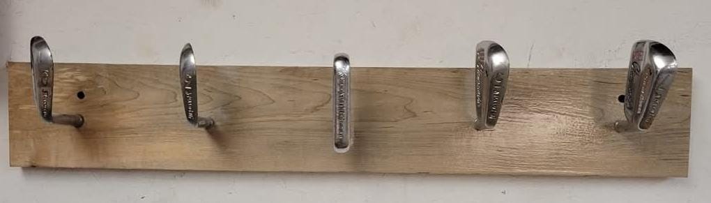 golf club coat rack