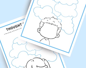 Kids Mental Health Printable | Social Emotional Activity | Coping Skills | Calm down
