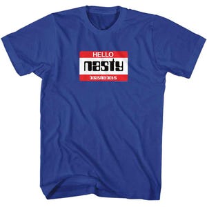Beastie Boys - Hello Nasty Nametag - American Classics Officieel gelicentieerd - Royal T-shirt met korte mouwen voor volwassenen