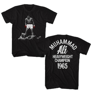 Muhammad Ali Vs Liston 1965 Champ American Classics Adult Short Sleeve T-Shirt