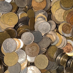 Mixed World Coin Collection 100+ Coins Job Lot Old Coins
