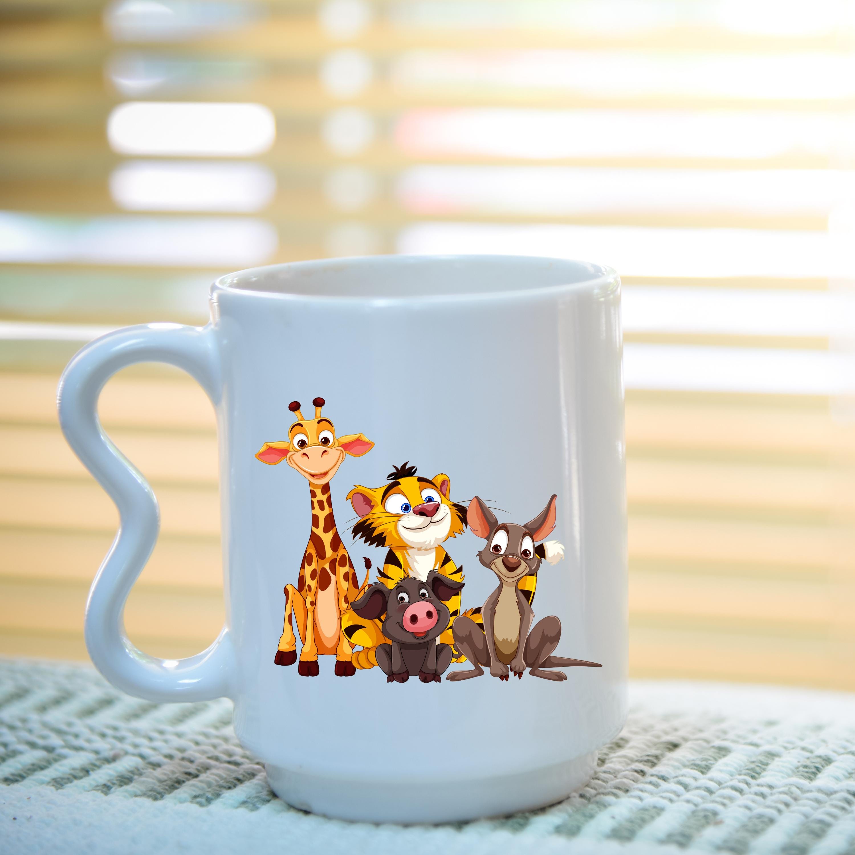 Safari Animals SVG Bundle, Cute Jungle Animal PNG Pack, Safari Clipart ...
