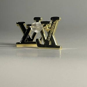 Louis Vuitton Gold LV Stud Earrings