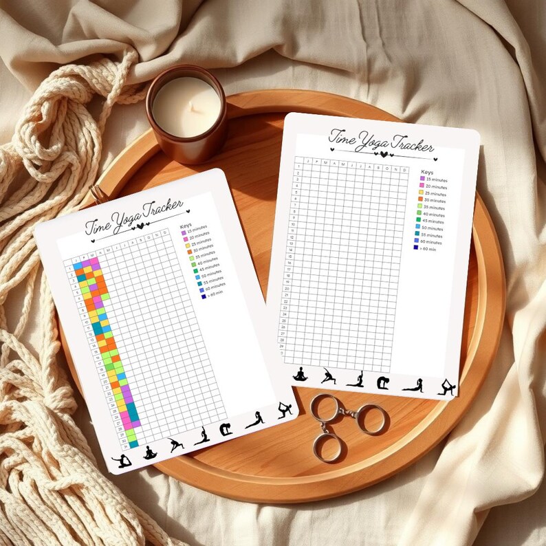 Daily Yoga Tracker 2026 — Printable Yoga Planner for Mindful Practice - Etsy