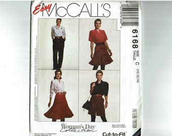 Skirt, Pants and Shorts 10 12 14 Easy McCalls 6168 UNCUT Sewing Pattern Woman's Day Collection