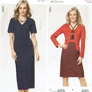 Dress UNCUT OOP Sewing Pattern Burda Style 6690 Sizes 8-20 Misses Ladies Fashion