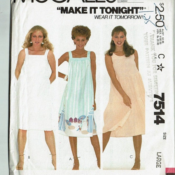 1980s Dress Pattern - Etsy