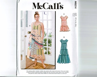 McCall's 8214 Misses' Dresses & Mask
